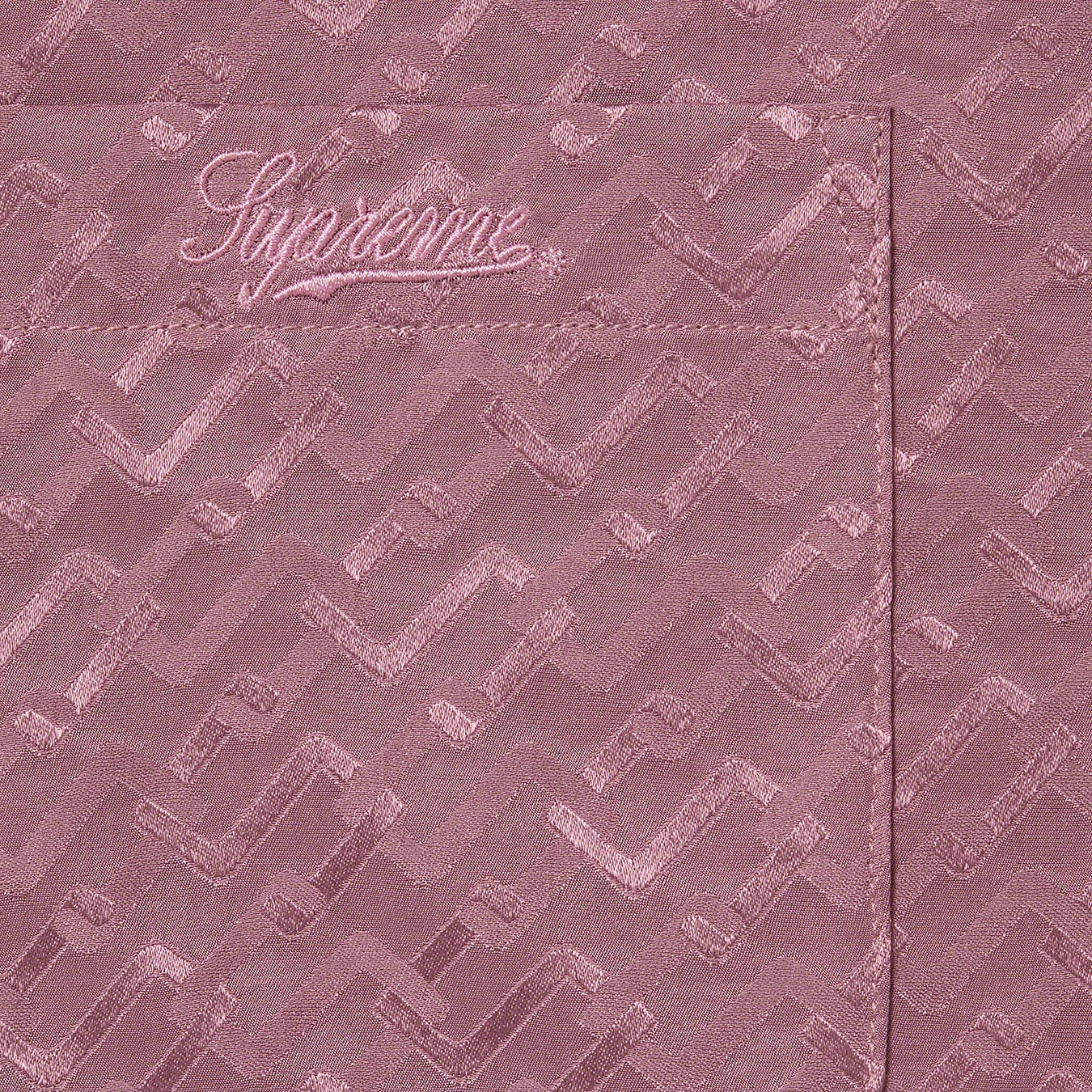 Tonal Monogram Silk S/S Shirt view 4